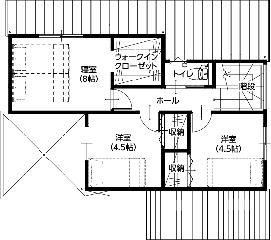 コートハウス2F間取り