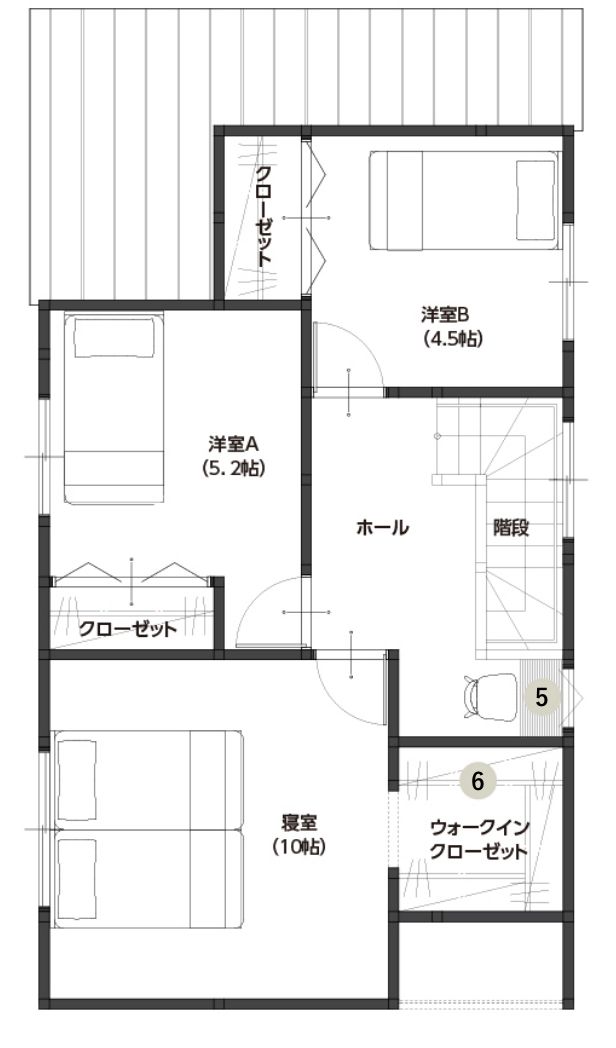 2F 間取り